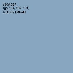 #86A5BF - Gulf Stream Color Image